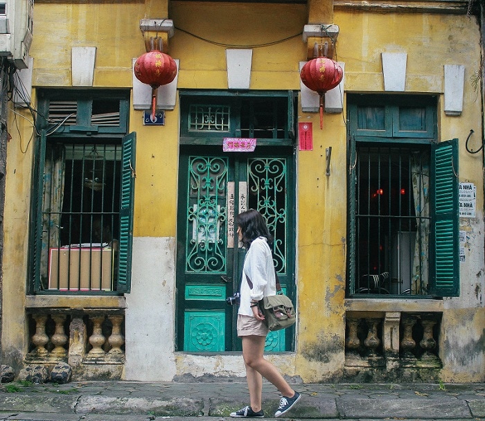 Địa điểm chụp hình đẹp miễn phí ở Hà Nội, nhà cổ Phố Phan Ích