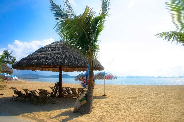 Hình ảnh đẹp bãi biển Tuần châu-Hạ Long